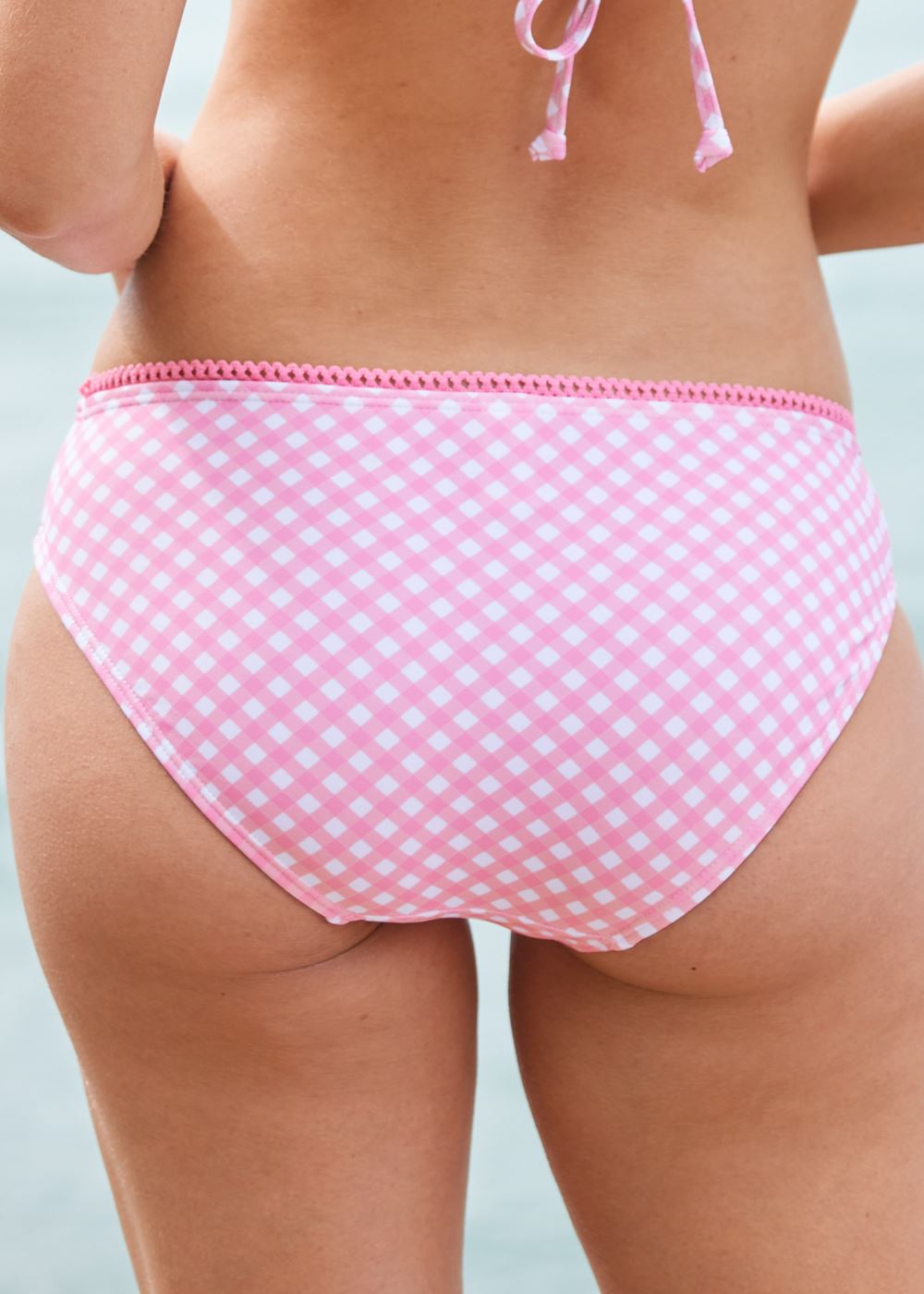 Venus Trim Detail Bottom Bikini - Nautical Pink