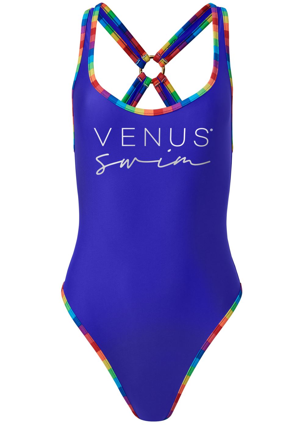 Venus Venus Pride One-Piece Swimsuit in Cobalt Blue