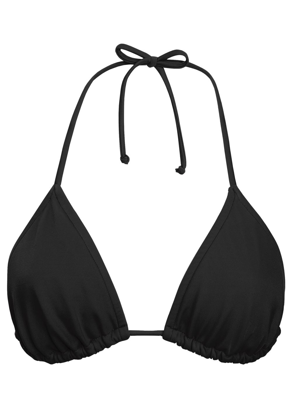 Venus Triangle String Bikini Top Bikini - Black Beauty