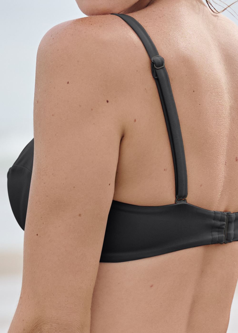 Venus Uplift Balconette Top Bikini - Black Beauty