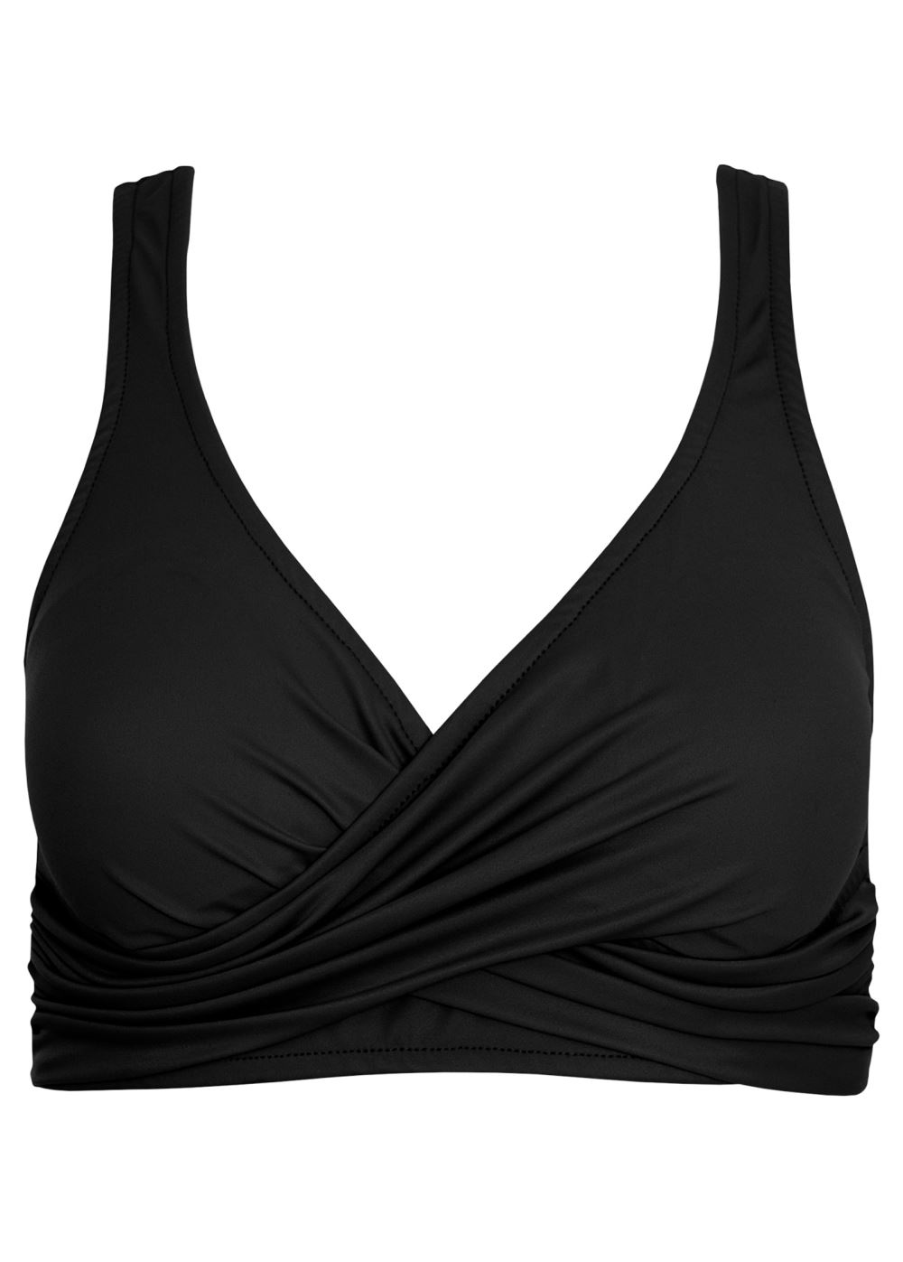 Venus Lovely Lift Wrap Bikini Top Bikini - Black Beauty