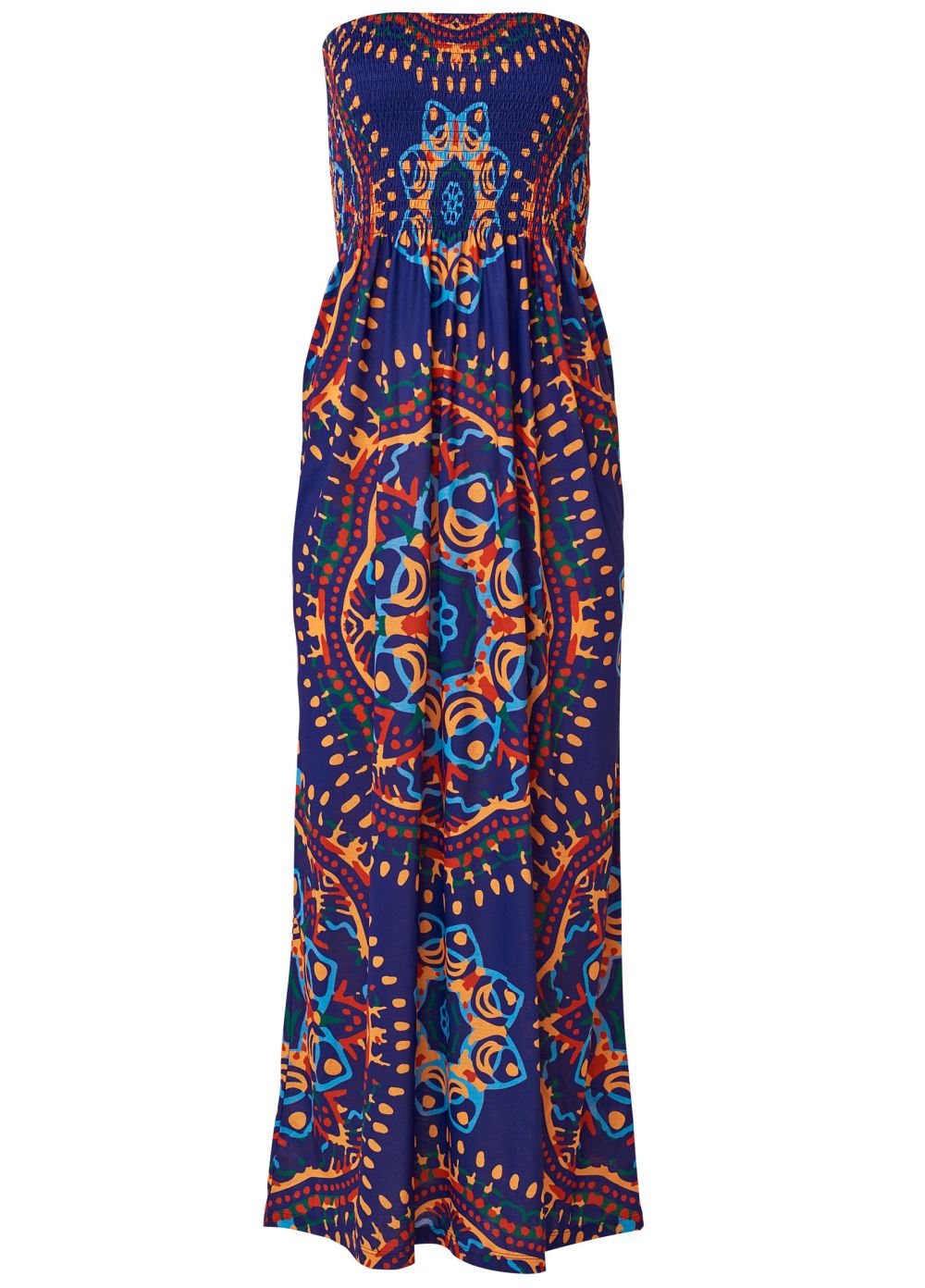Venus Maxi Dress in Navy Multi