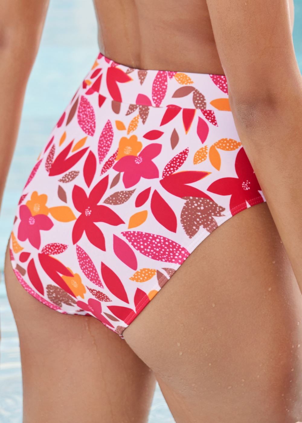 Venus The Mimi High-Rise Bottom Bikini - Fall Florals