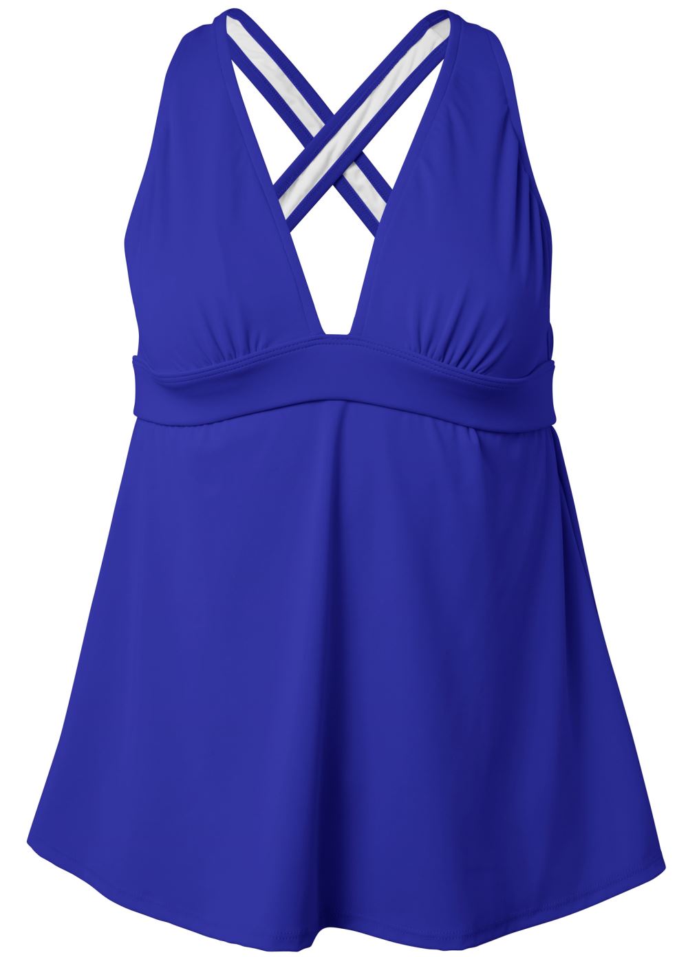 Venus Sleek Flowing Tankini Top Bikini - Cobalt Blue