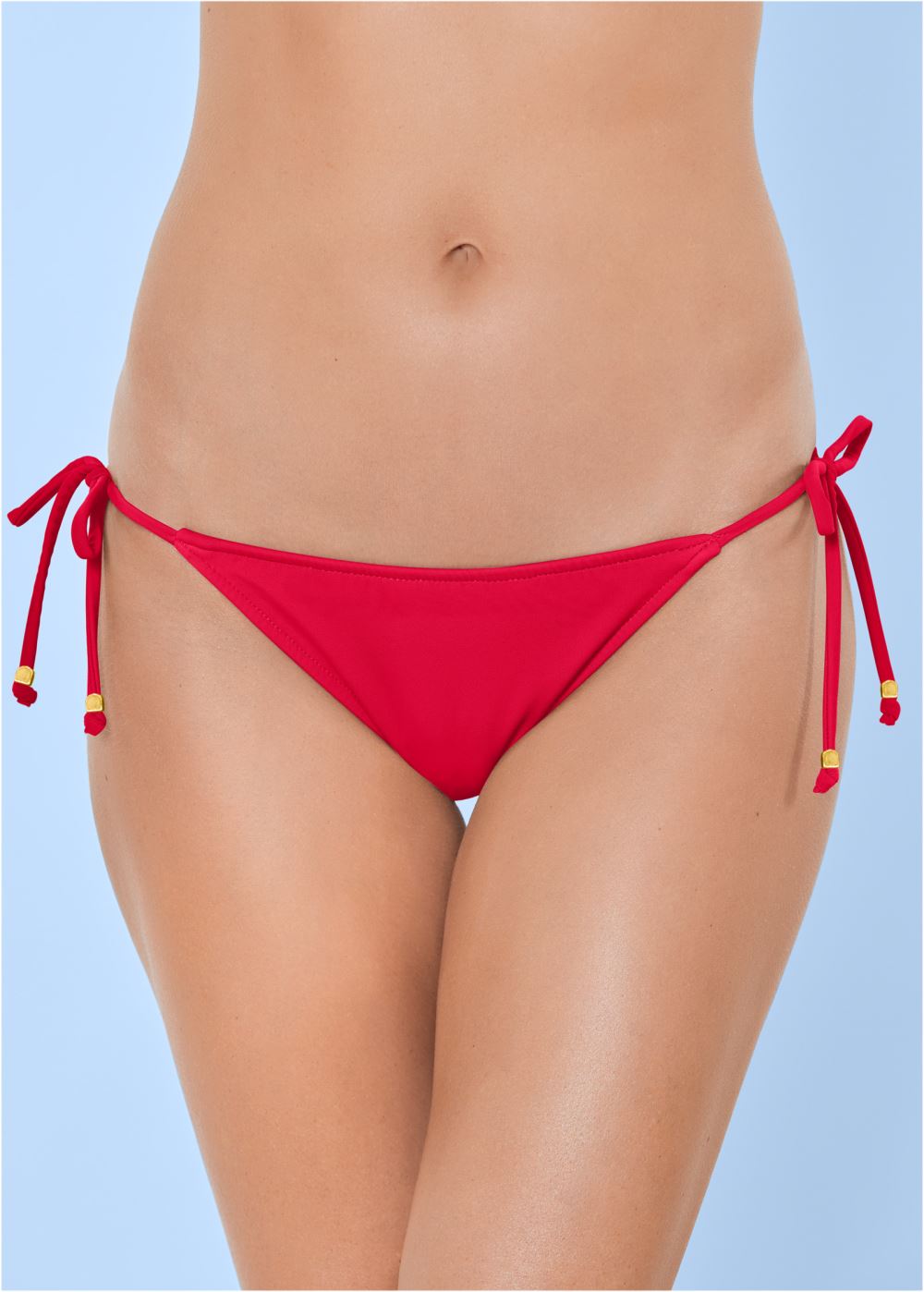Venus Tie-Side Bottom Bikini - Red Hot
