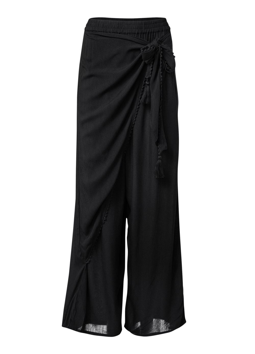 Venus Wrap Cover-Up Pants in Black Beauty