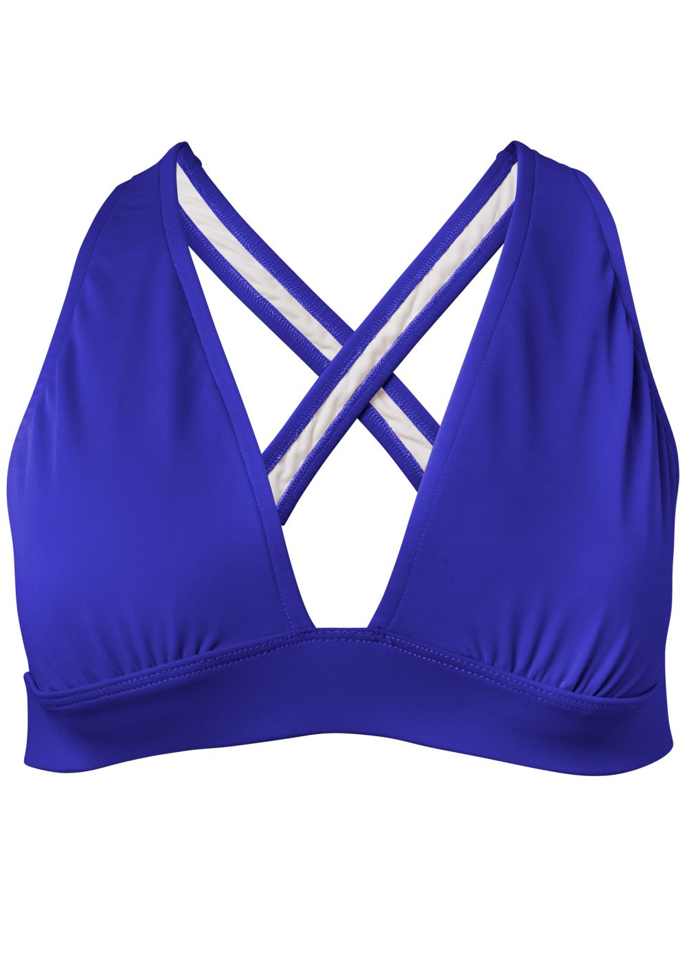 Venus Sleek Cross Back Top Bikini - Cobalt Blue