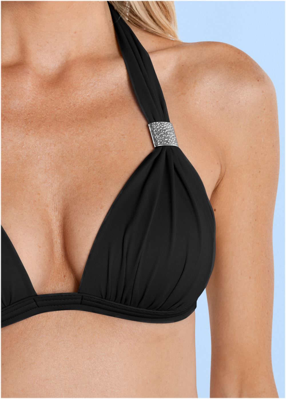 Venus Goddess Enhancer Push-Up Top Bikini - Black Beauty