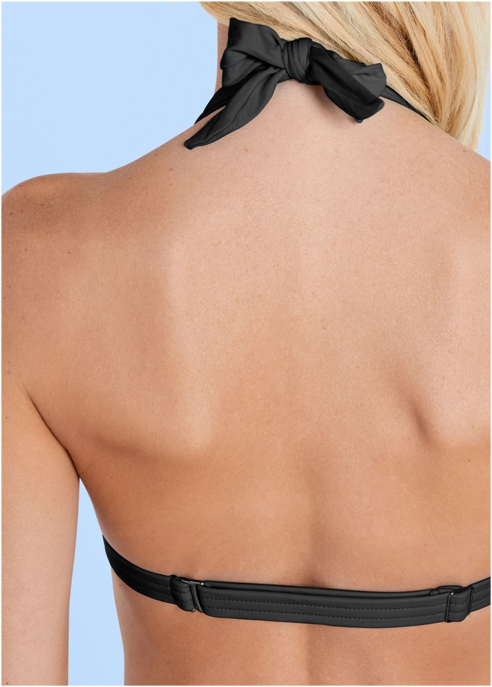 Venus Goddess Enhancer Push-Up Top Bikini - Black Beauty