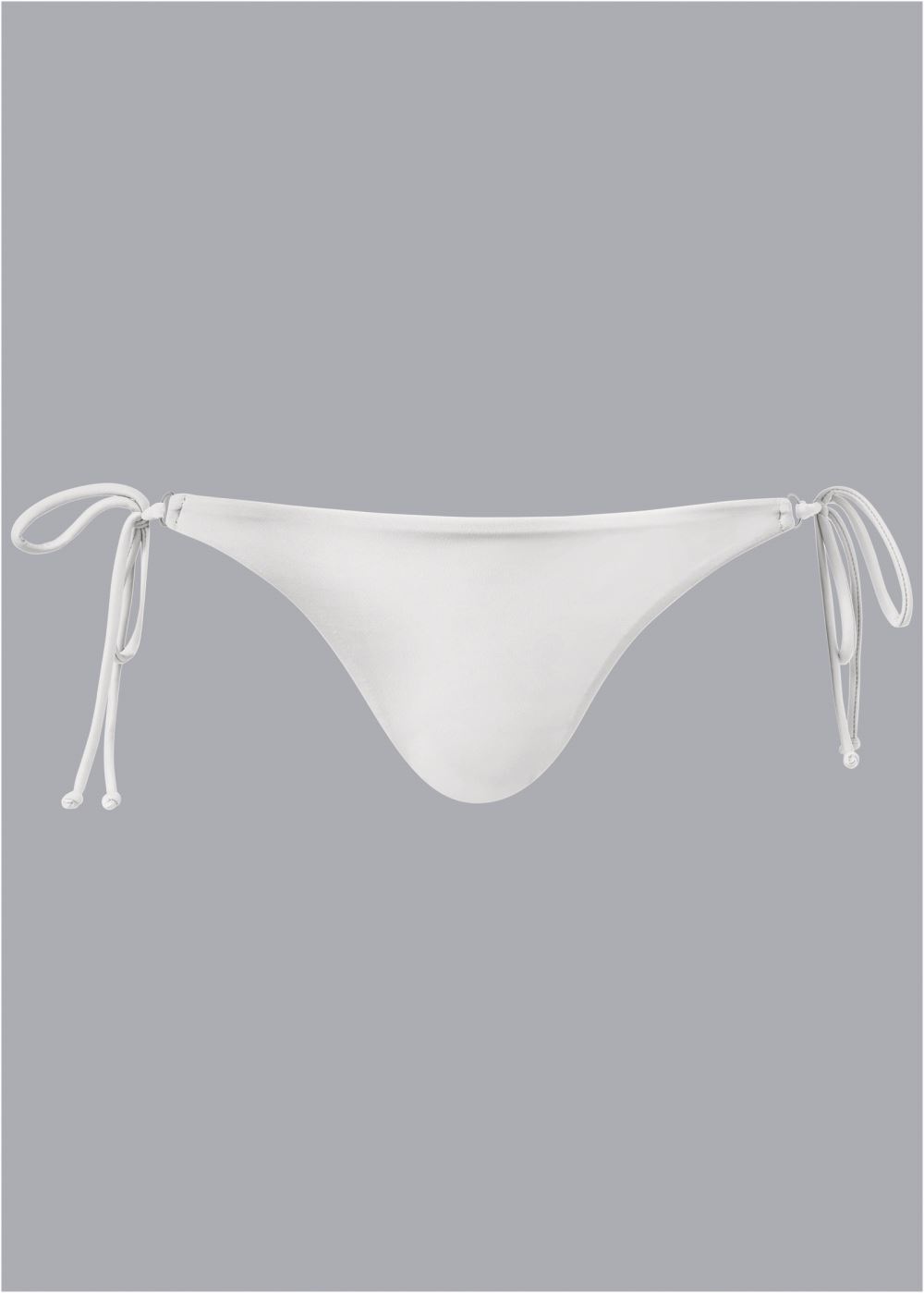 Venus Cheeky Tie Side Bottom Bikini - Pearl White