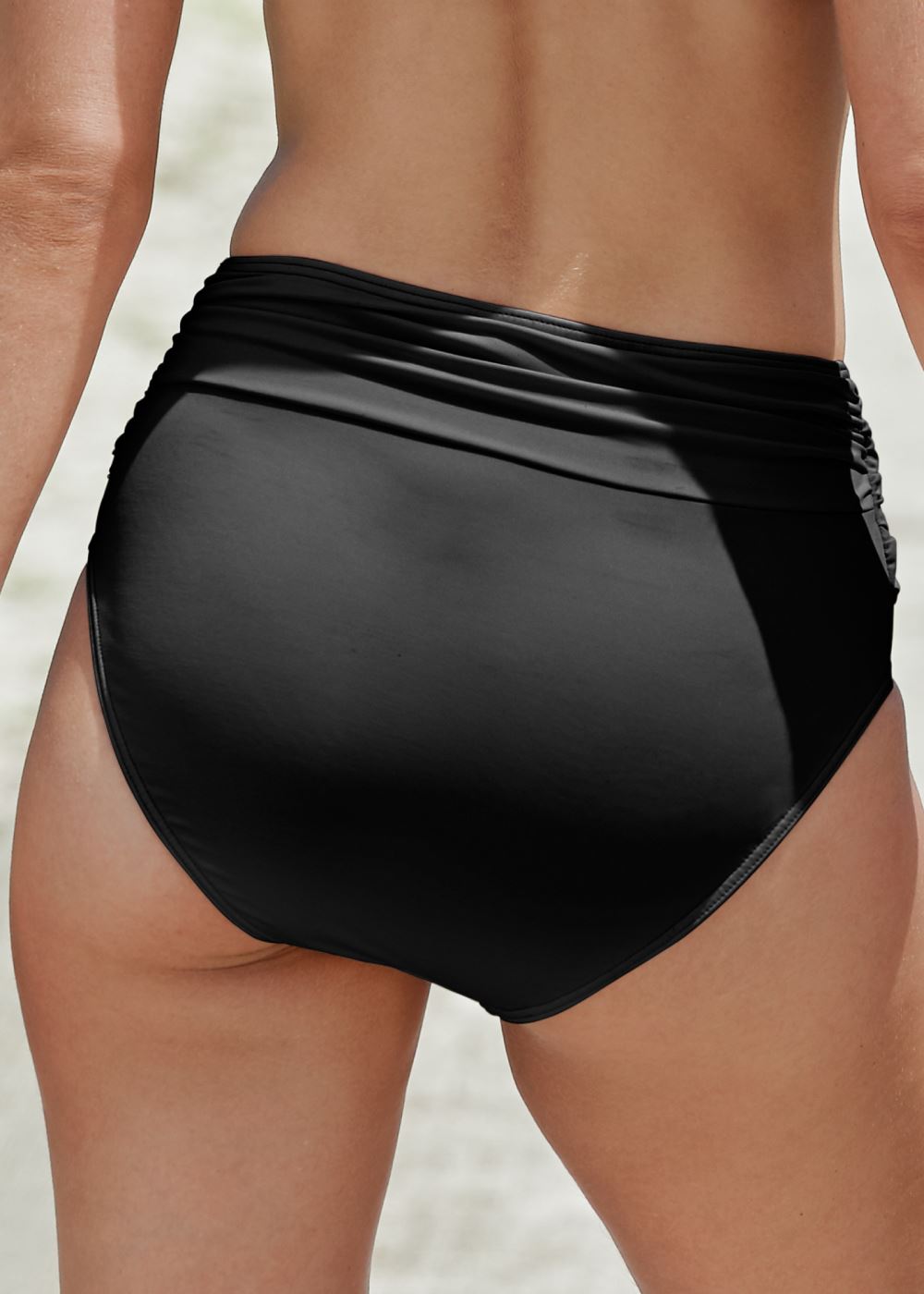 Venus High-Rise Bottom Bikini - Black Beauty