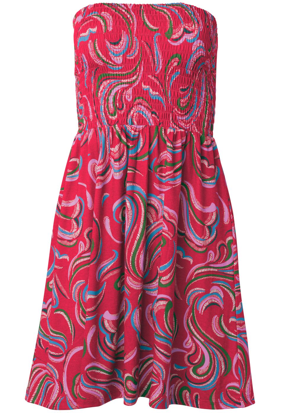 Venus Convertible Cover-Up Dress in Vivid Florals