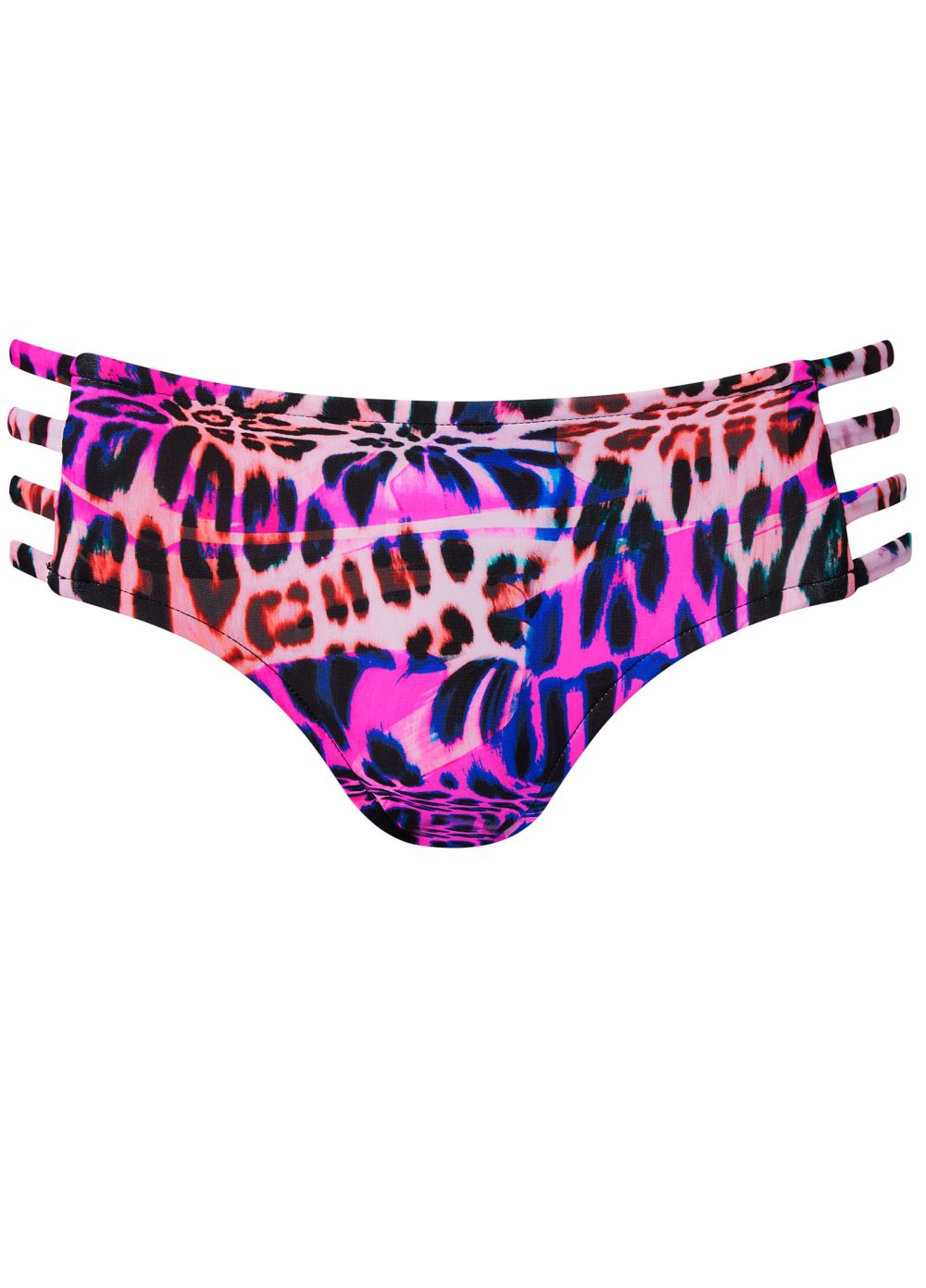 Venus Strappy Mid-Rise Bottom Bikini - Pink Panther