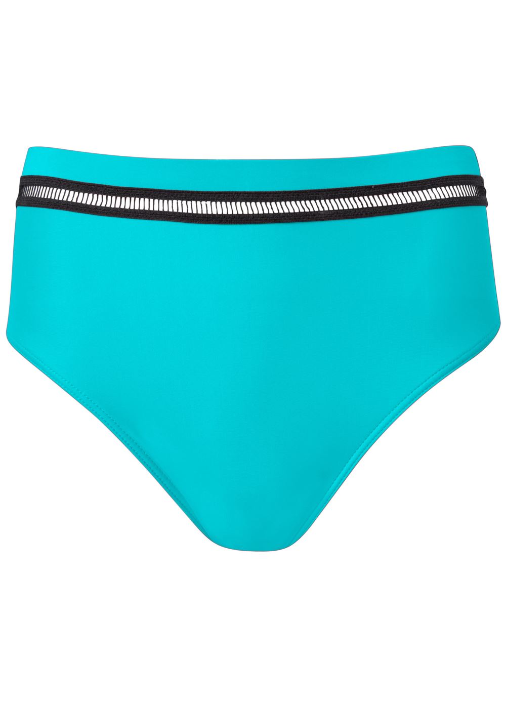 Venus Moderate High Rise Bottom Bikini - Aqua Reef