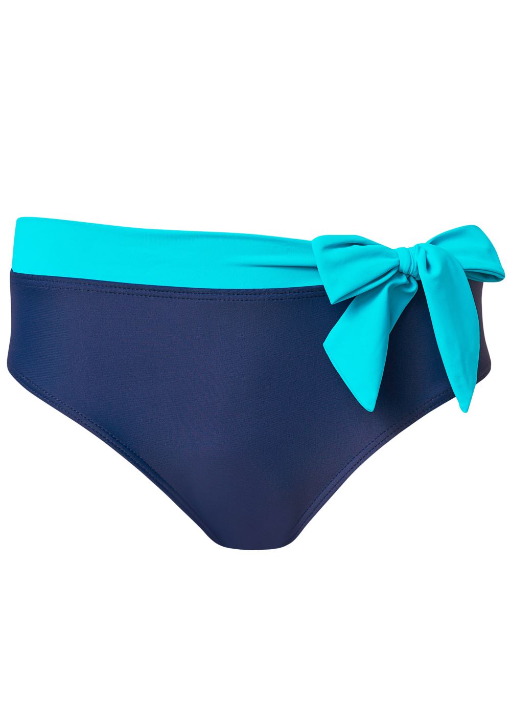 Venus Tamera High-Waist Bottom Bikini - Ultramarine Blue & Aqua Reef