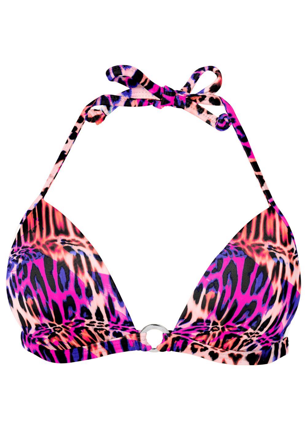 Venus Enhancer Push-Up Triangle Top Bikini - Pink Panther