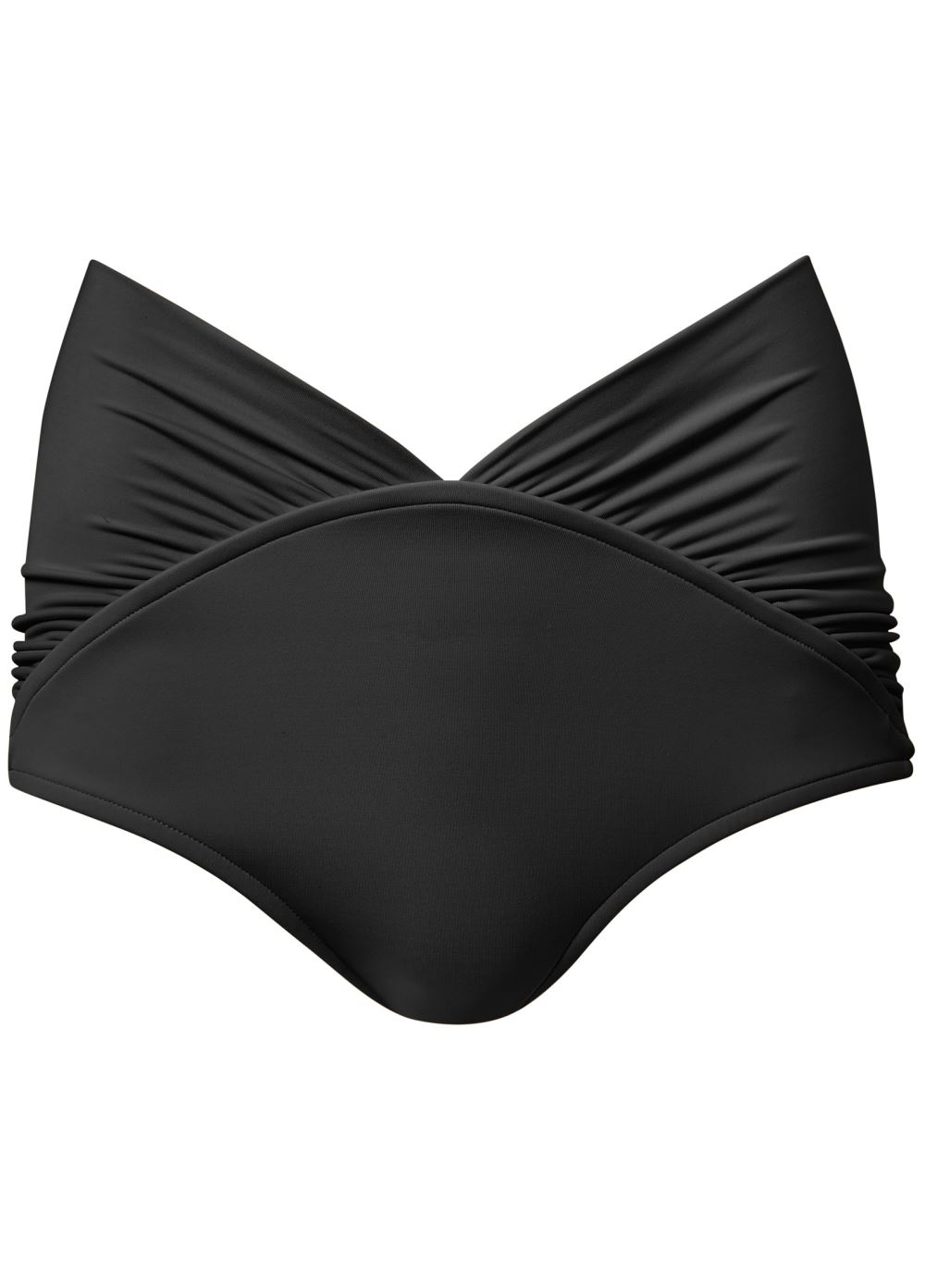 Venus The Audri Moderate Mid-Rise Bottom Bikini - Black Beauty