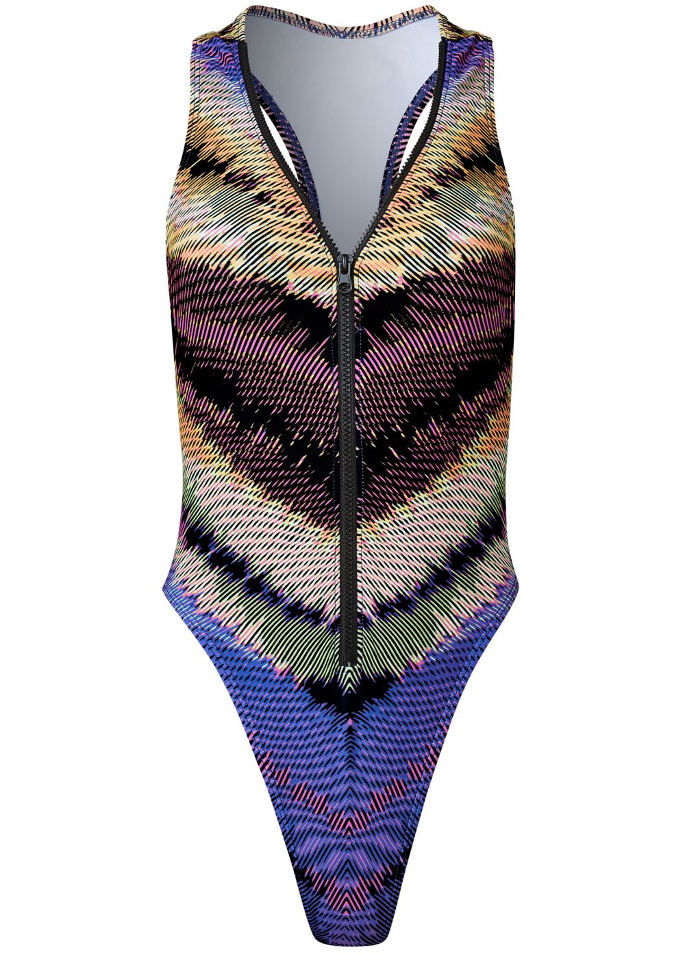 Venus Ultra High Leg One-Piece Swimsuit in Island Life