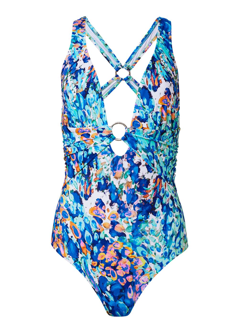 Venus Crisscross One-Piece Swimsuit in Harmonious