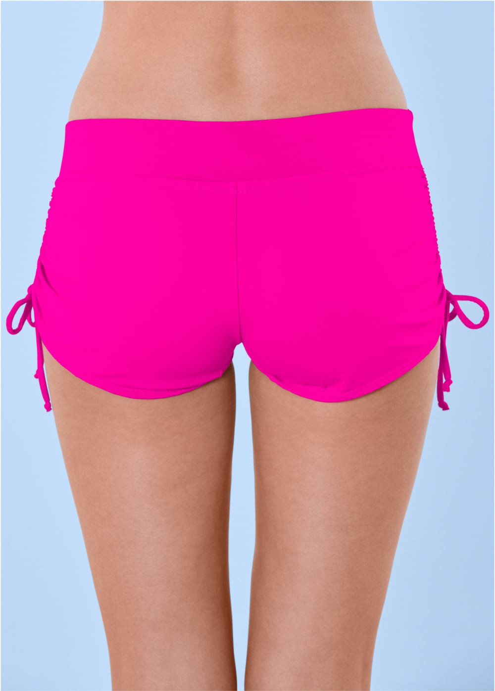 Venus Adjustable Side Swim Short Bikini - Electric Pink