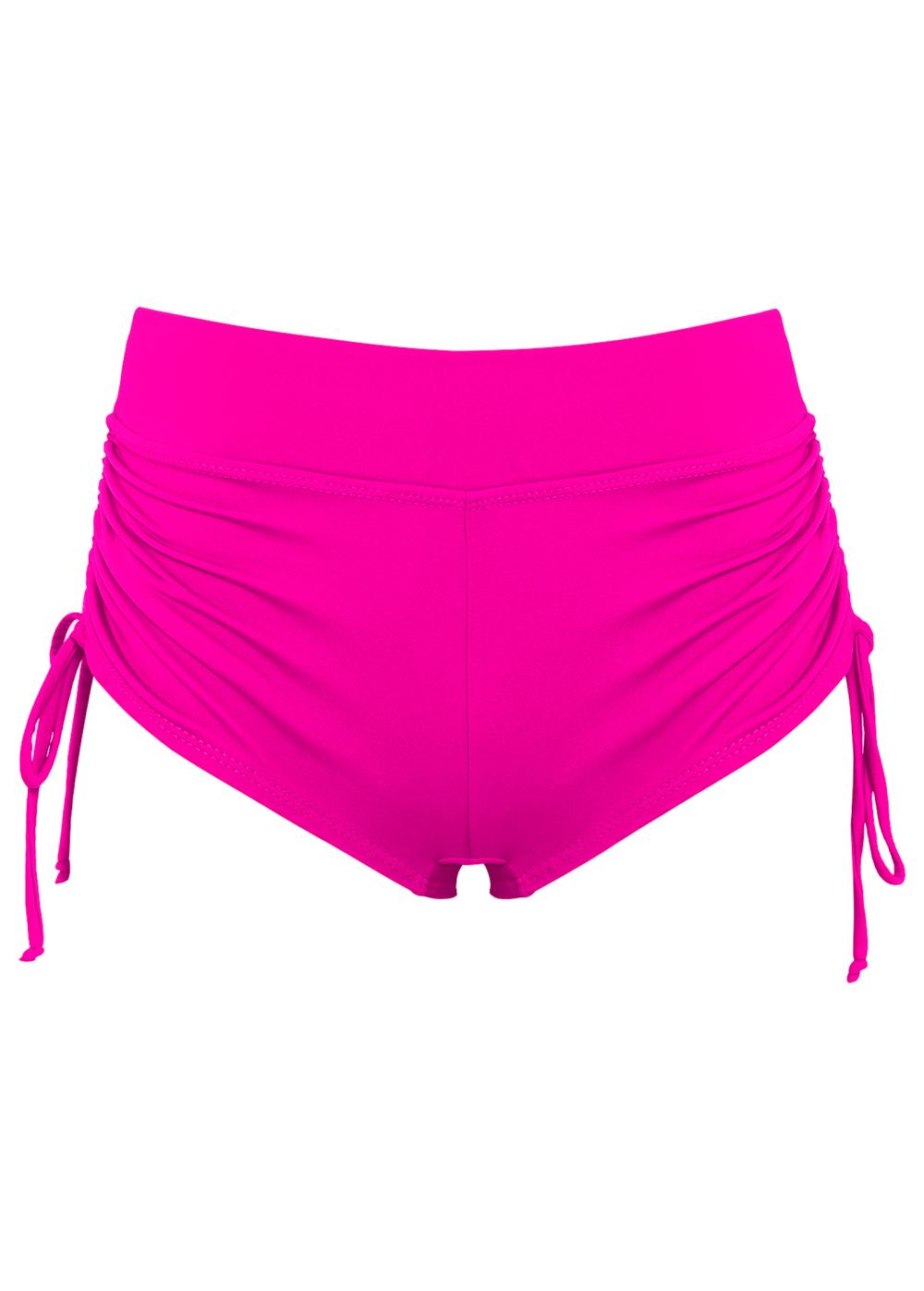 Venus Adjustable Side Swim Short Bikini - Electric Pink