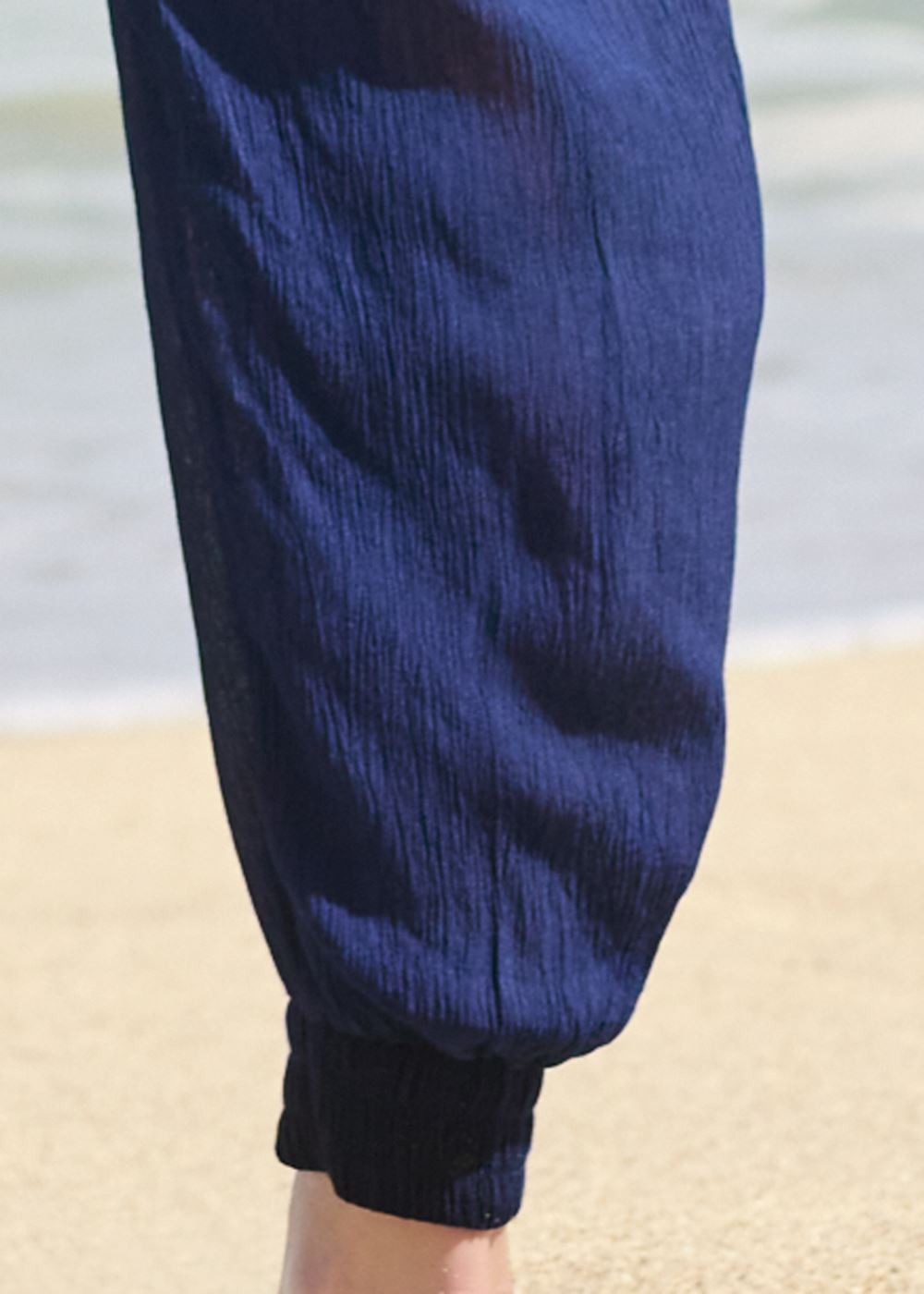Venus Tassel Jumpsuit Cover-Up in Ultramarine Blue