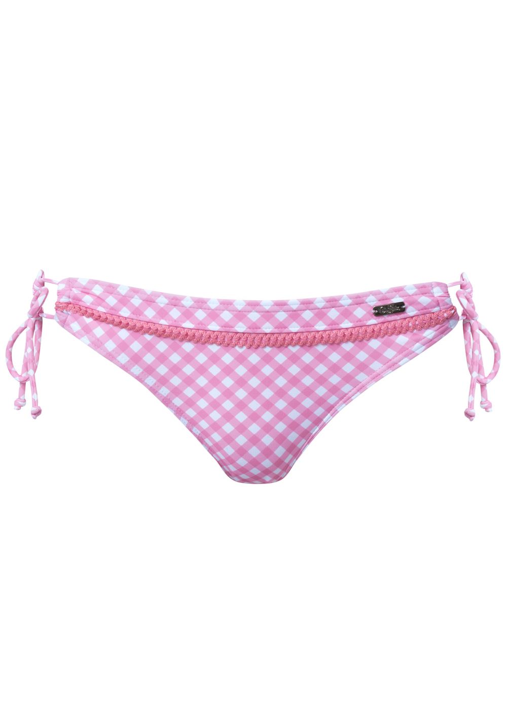 Venus Loop Tie-Side Bottom Bikini - Nautical Pink