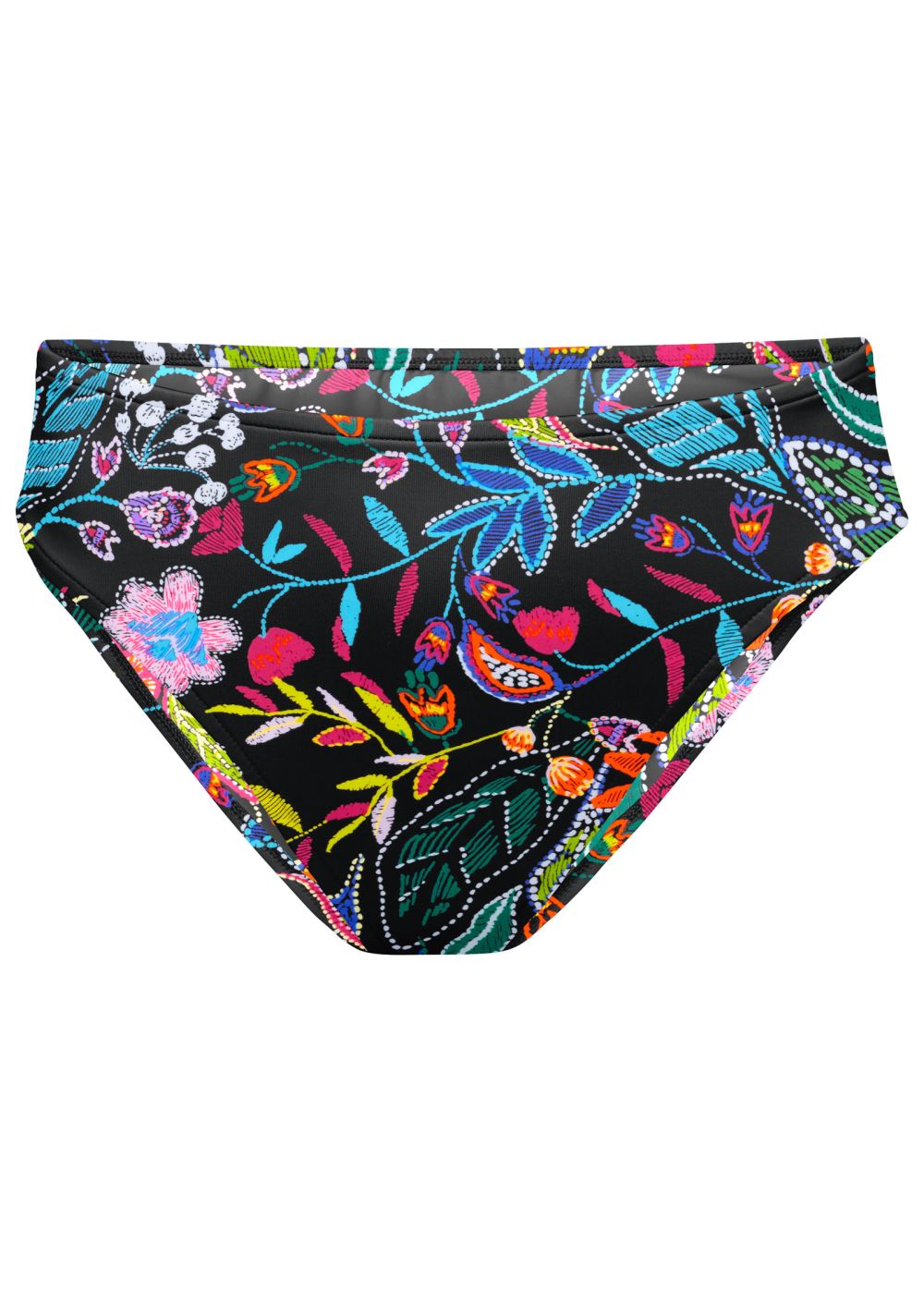 Venus Classic Hipster Mid-Rise Bottom Bikini - Midnight Elegance