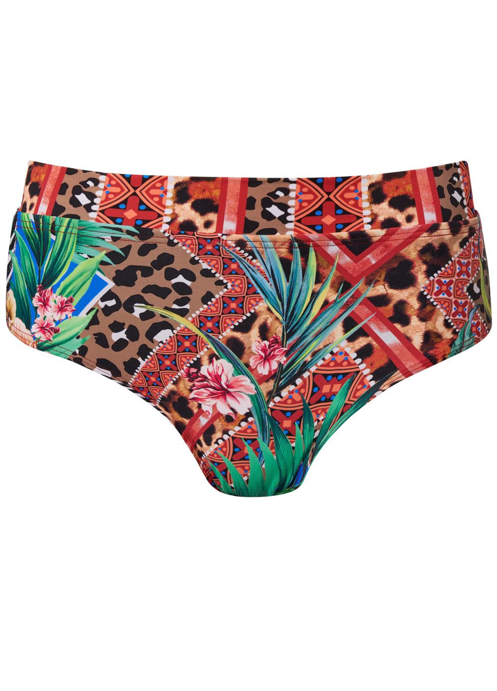 Venus Volley High-Waist Bikini Bottom Bikini - Tropical Nature