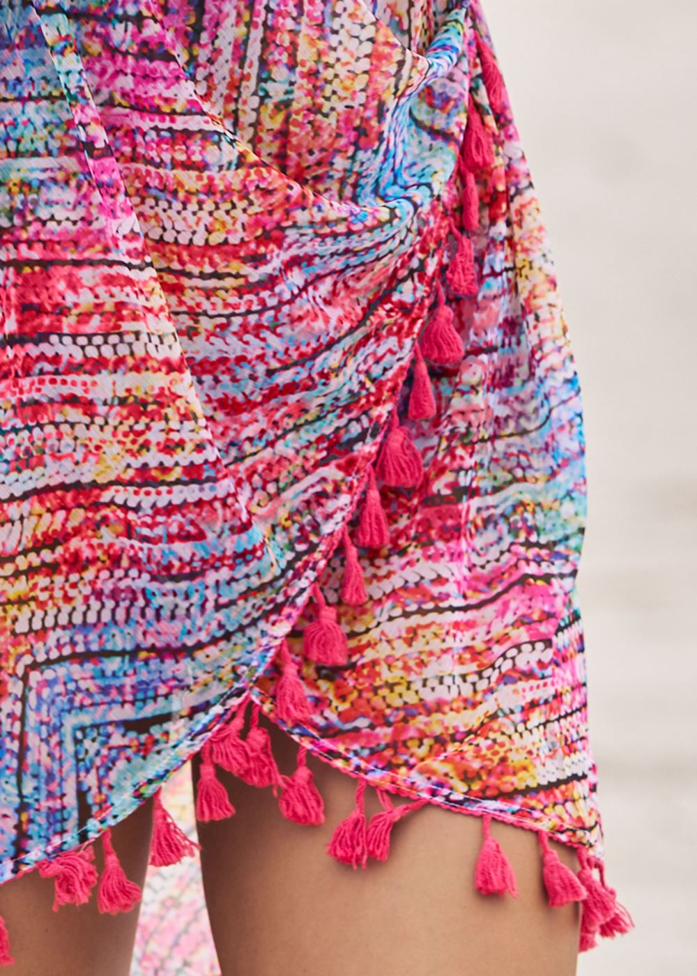 Venus Wrap Kimono Cover-Up in Navajo Dreams