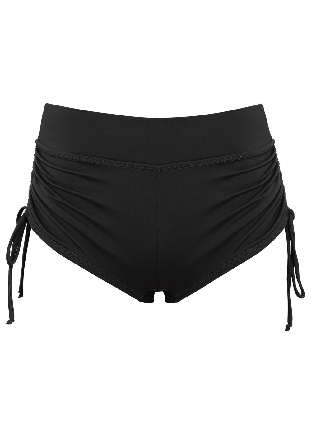 Venus Adjustable Side Swim Short Bikini - Black Beauty