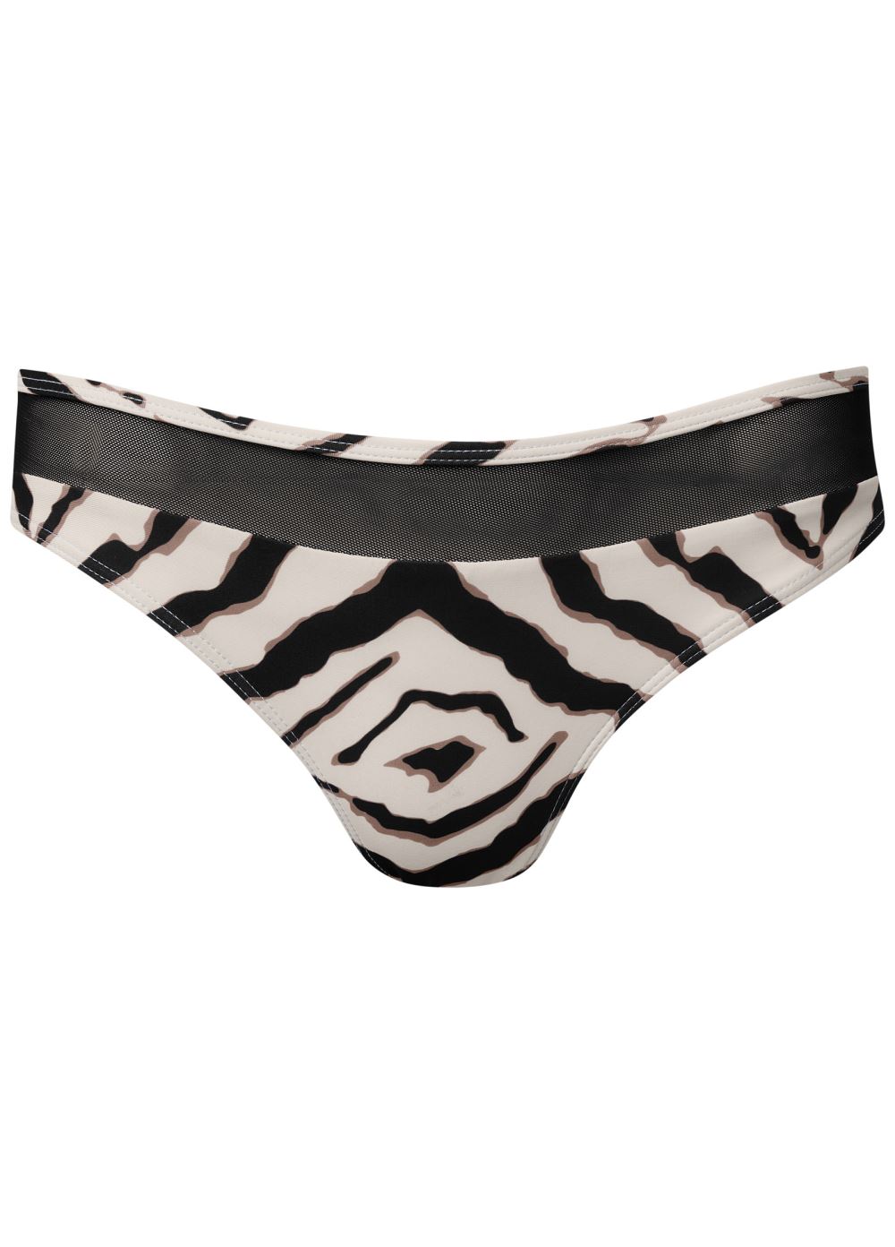 Venus Mesh Peek-A-Boo Low-Rise Bottom Bikini - Beach Babe