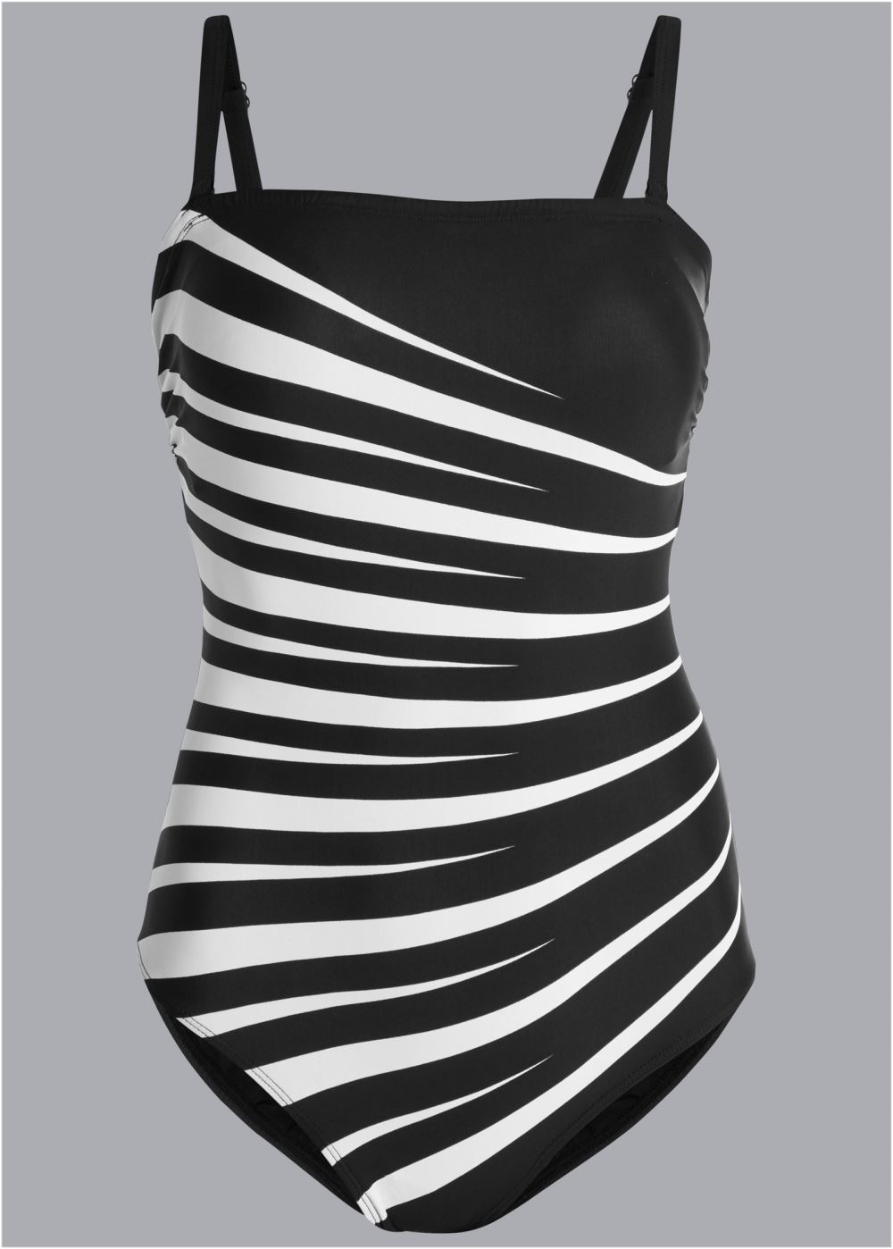 Venus Slenderizing One-Piece Swimsuit in Black & White