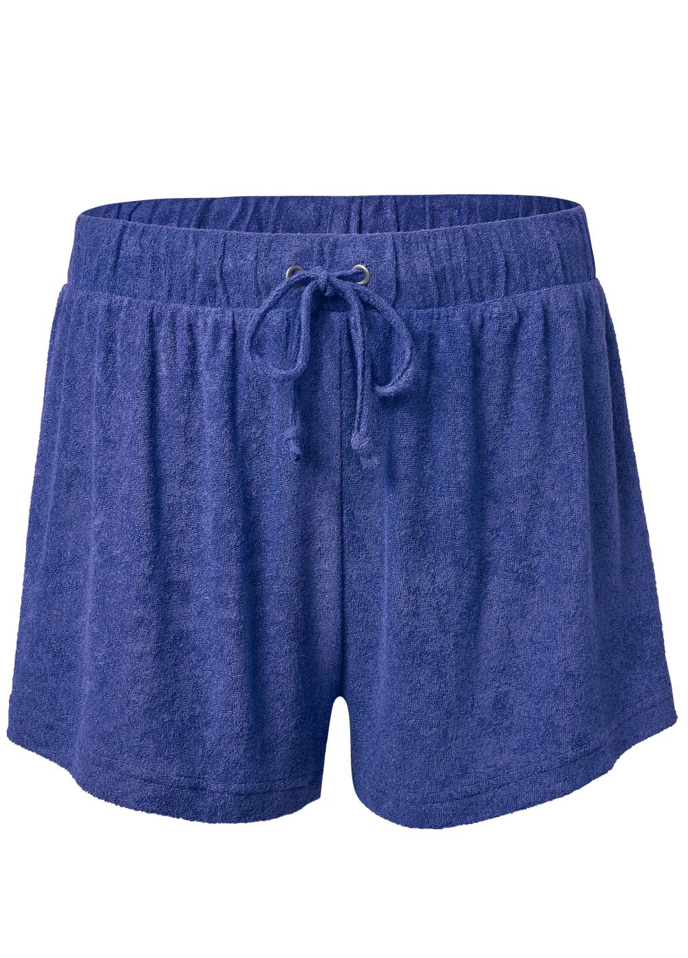 Venus Terry Cover-Up Shorts in Blue