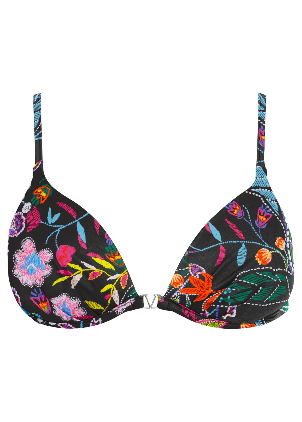 Venus Enhancer Push-Up Bra Bikini - Midnight Elegance