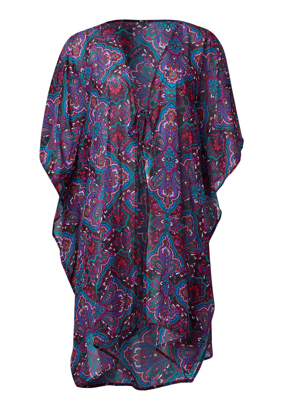 Venus Kimono Cover-Up in Royal Medallion