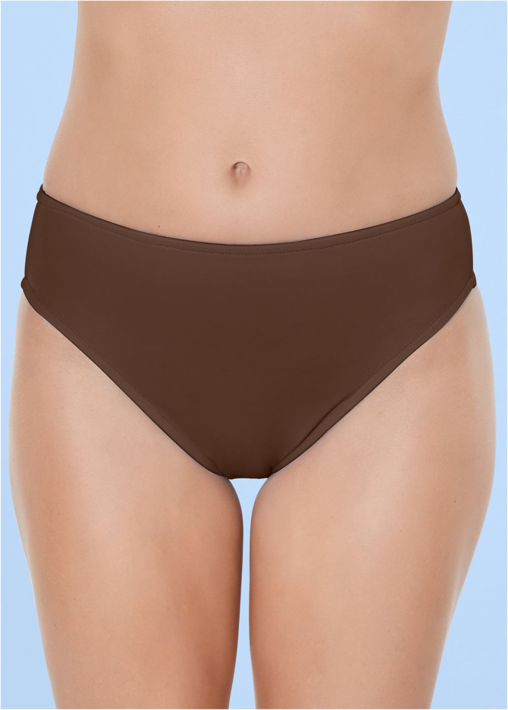 Venus Classic Hipster Mid-Rise Bottom Bikini - Mocha