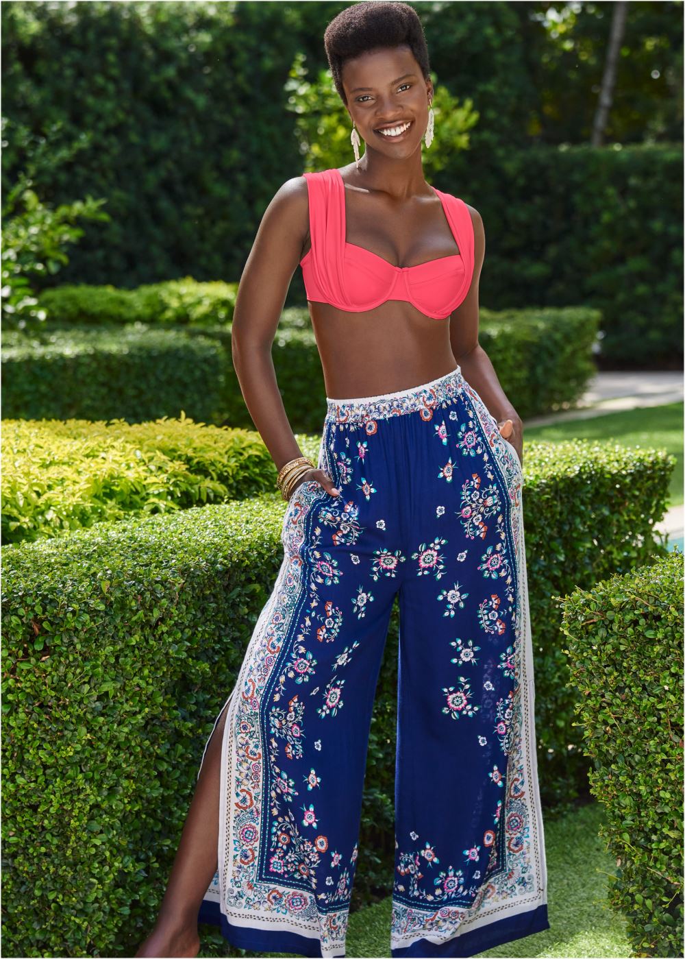 Venus The Uplift Marilyn Top Bikini - Sunset Pink