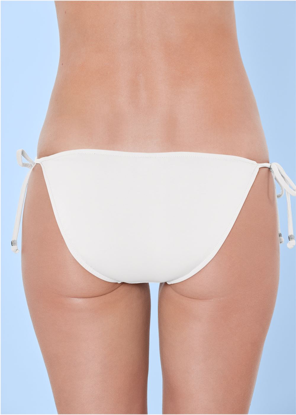 Venus Tie-Side Bottom Bikini - Pearl White