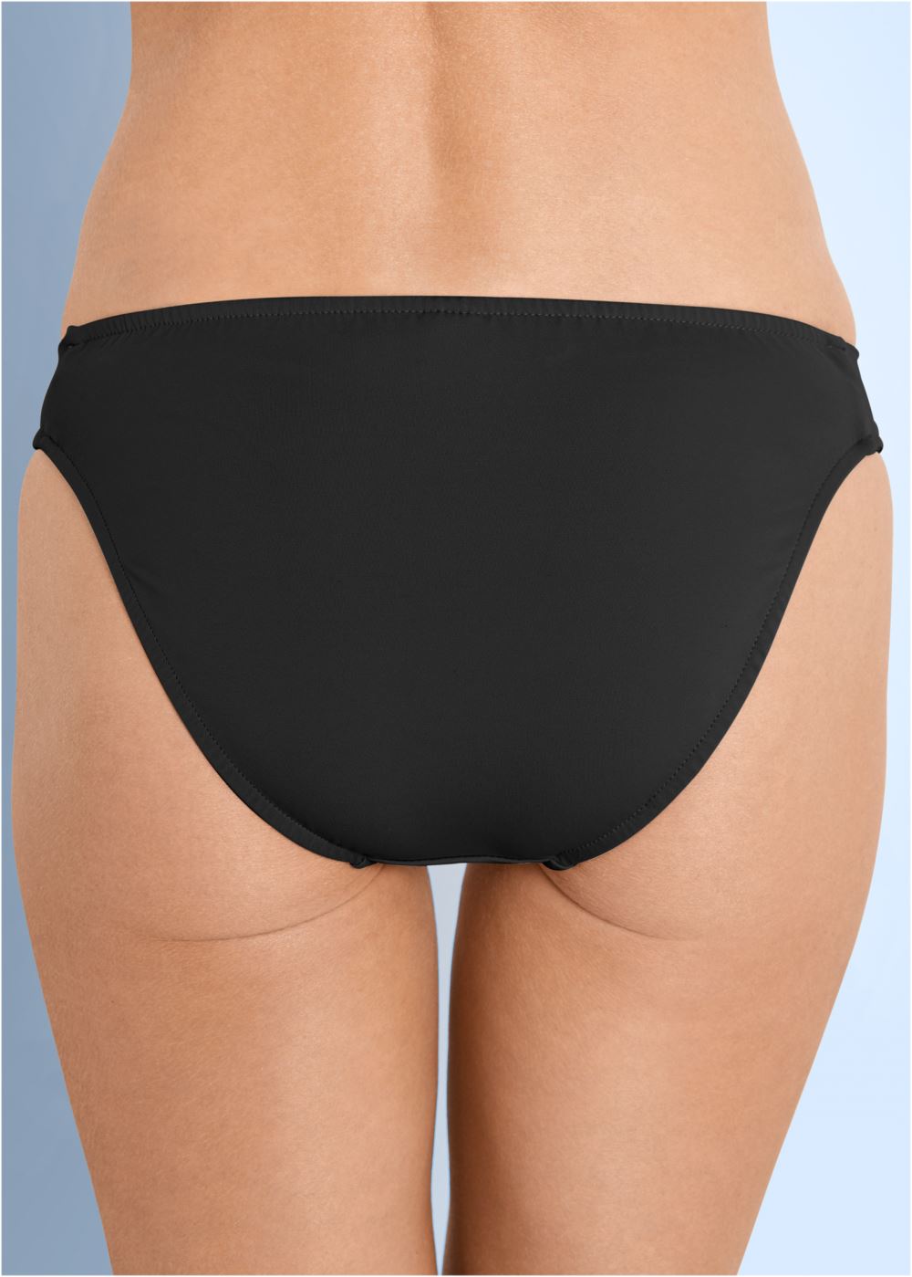 Venus Goddess Low-Rise Bottom Bikini - Black Beauty