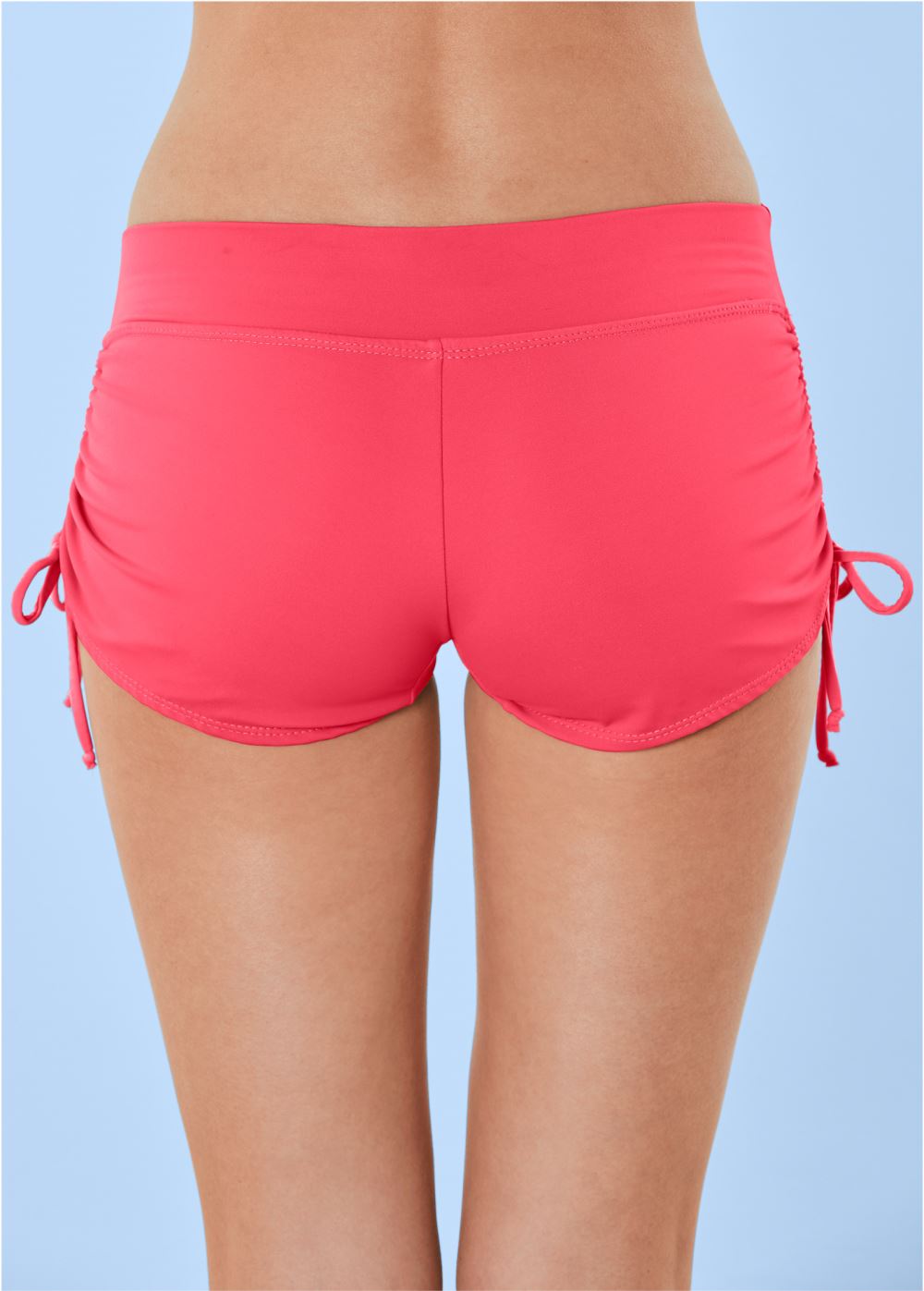 Venus Adjustable Side Swim Short Bikini - Sunset Pink