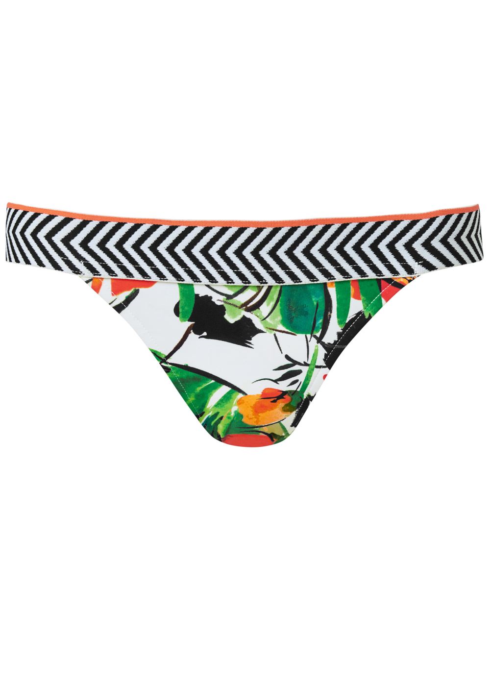 Venus Banded Moderate Bottom Bikini - Passionate Florals