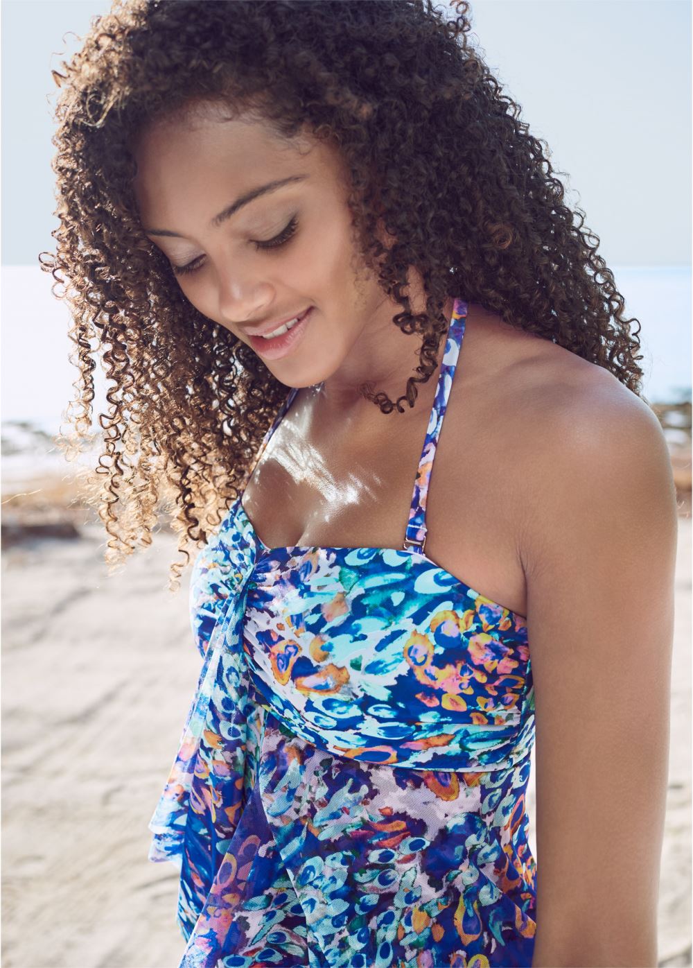 Venus Flowing Bandeau Tankini Top Bikini - Harmonious