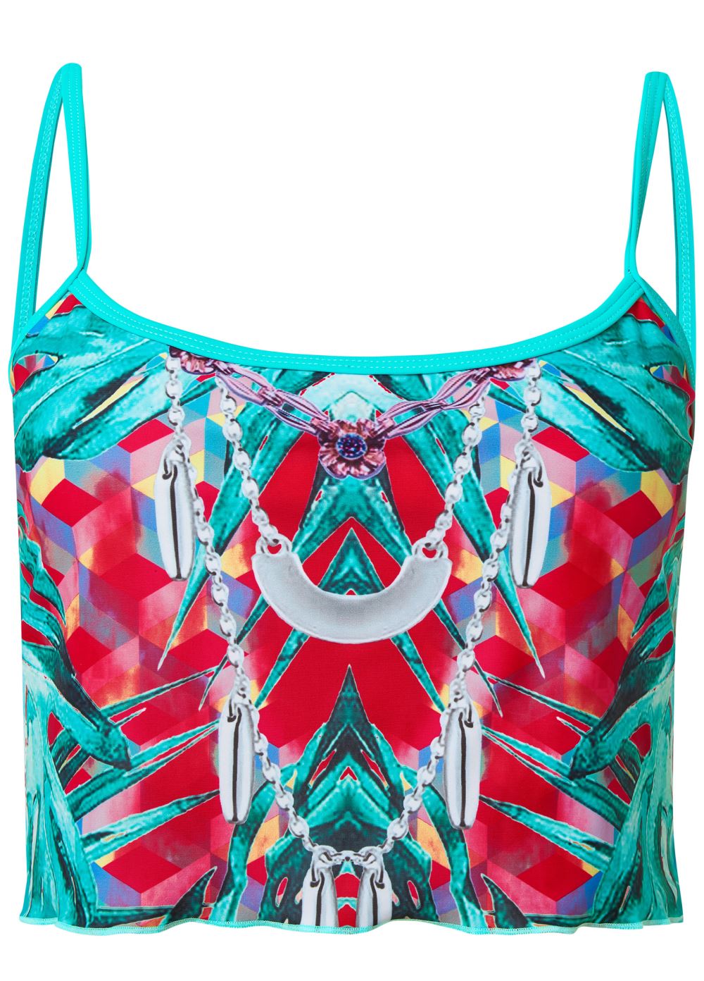 Venus Cami Crop Top Bikini - Tropical Getaway