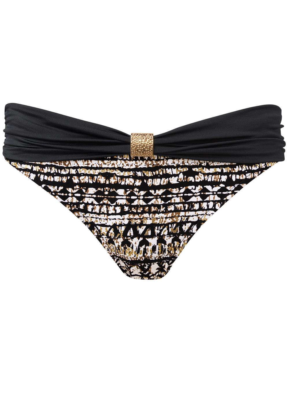 Venus Goddess Scoop Front Bottom Bikini - Aztec Stripes