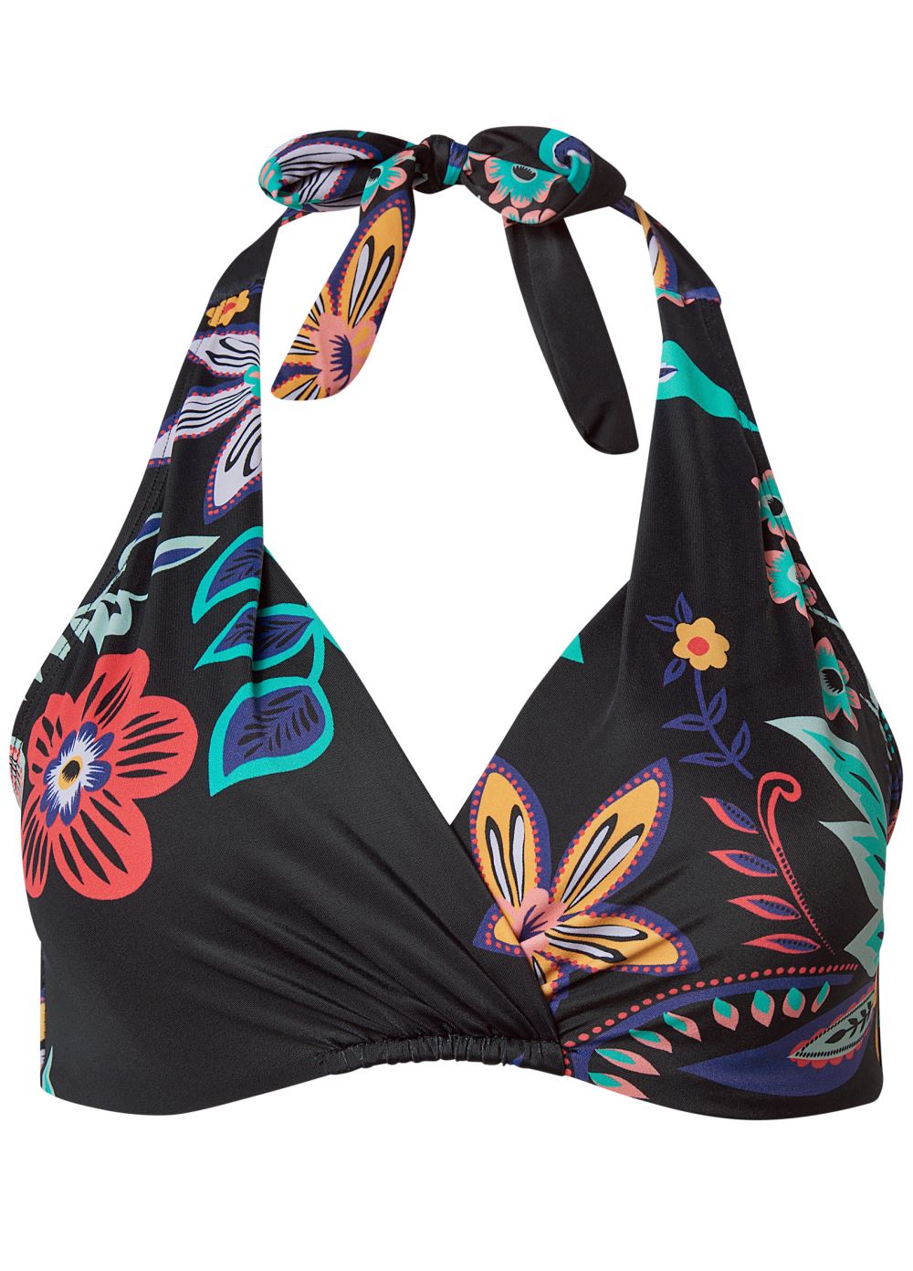 Venus Underwire Halter Top Bikini - Moonlit Florals