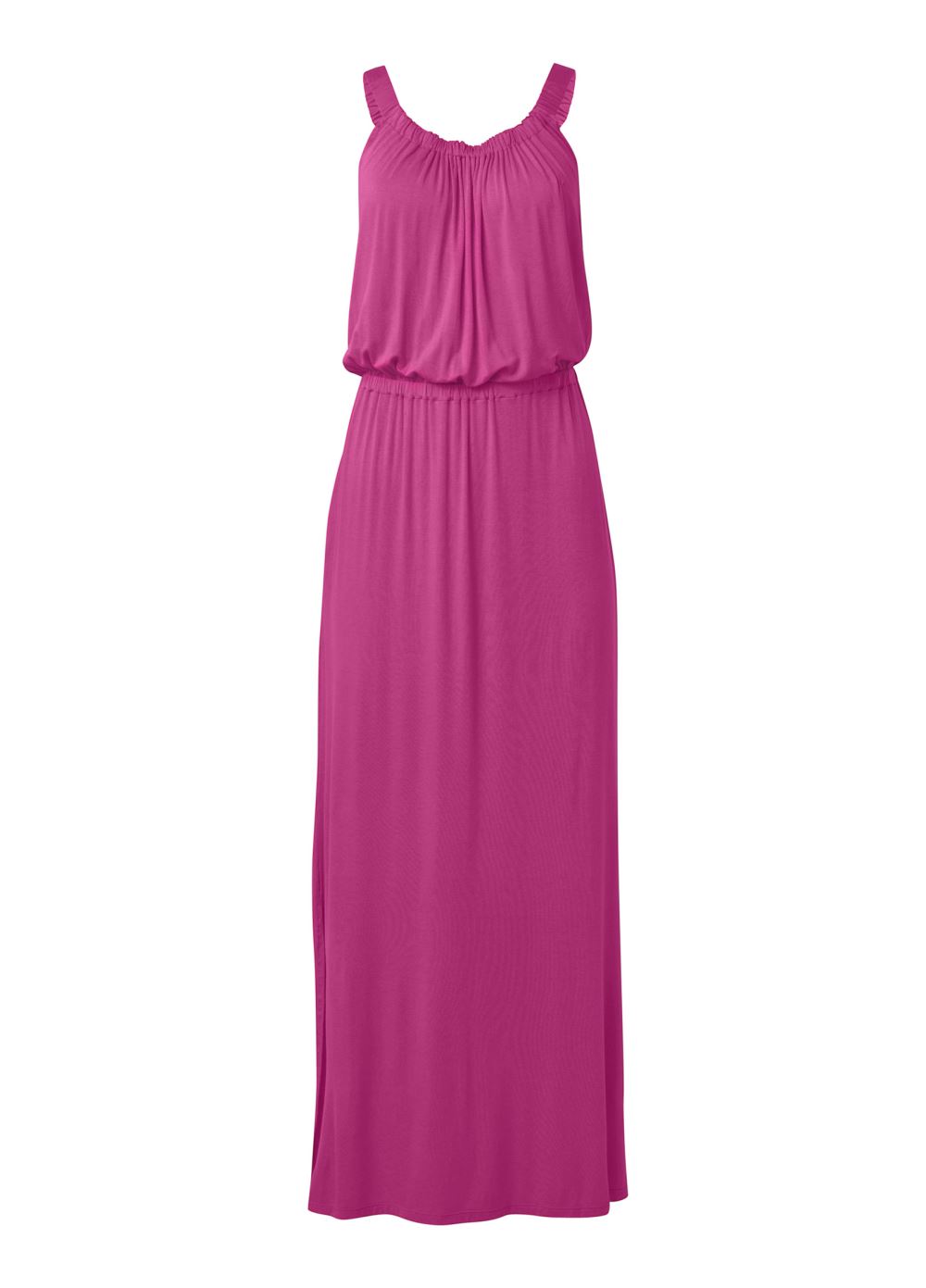 Venus Gathered Neckline Maxi in Passion Fruit