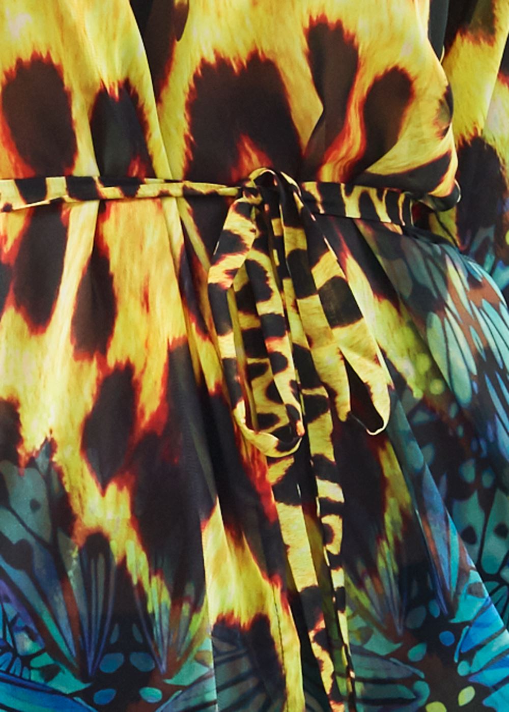 Venus Long Kimono Cover-Up in Jungle Party