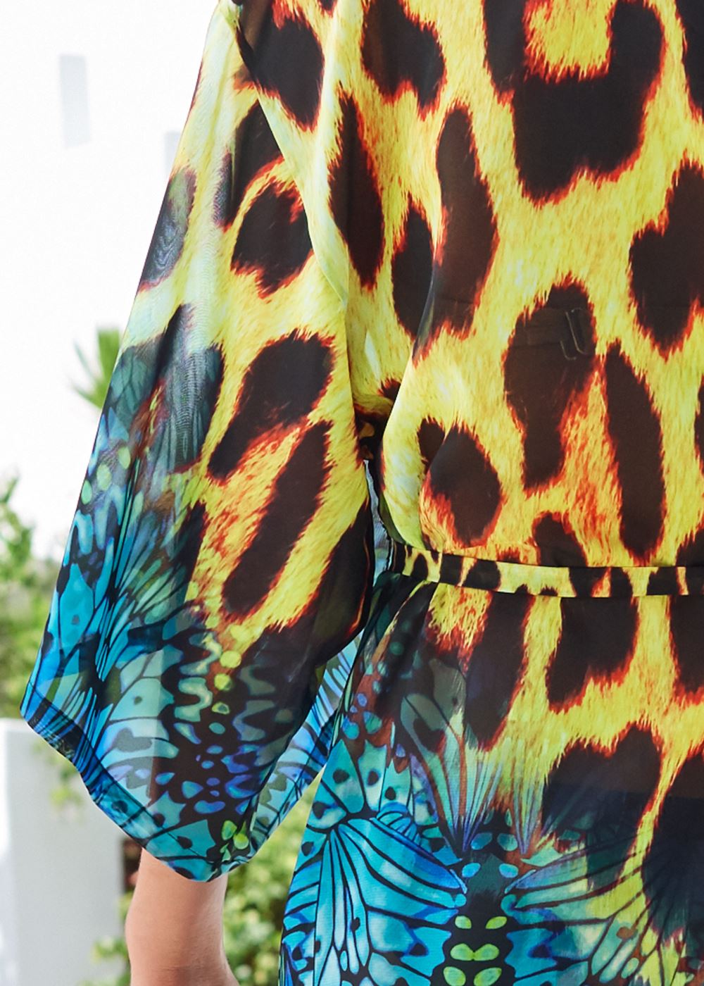 Venus Long Kimono Cover-Up in Jungle Party