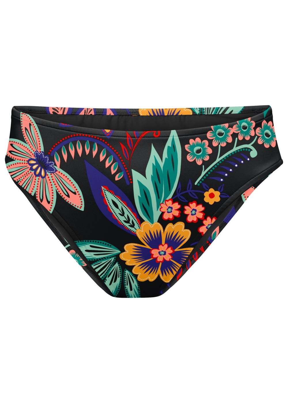 Venus Classic Hipster Mid-Rise Bottom Bikini - Moonlit Florals